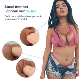 DailyPlay Pocket Pussy voor Man - 3 in 1 – Blowjob Masturbator met Billen en Kunst Vagina – Sex Toys Mannen en Koppels – Nep Kut — thumbnail 8