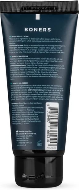 Boners - Penis XXL Crème - Vergroten van de Penis - 100 ml — thumbnail 4