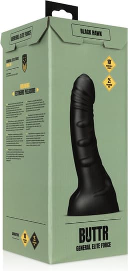 BUTTR - Black Hawk Gebogen Anaal Dildo — thumbnail 9
