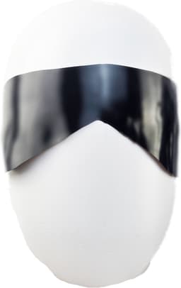 BNDGx® - Oog masker BDSM - Erotiek bondage Blinddoek sex speeltje voor koppels - Zwart - Mix van LATEX en polyester — thumbnail 3
