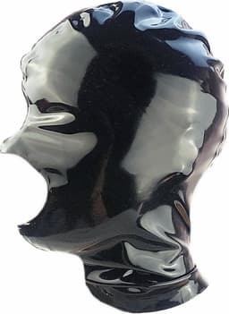 BNDGx® -100% Latex Masker mond open - Anoniem Erotiek - Extreme BDSM Rollenspel kleding — thumbnail 1