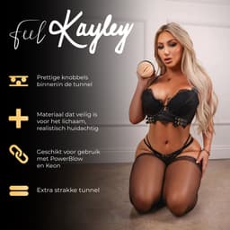 Kiiroo Pocket Pussy Kayley Gunner - Masturbator voor Man - Realistisch en Zacht - Geoptimaliseerd voor Keon en PowerBlow - FeelStar Masturbators — thumbnail 3