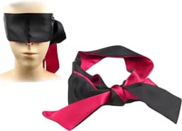 Nina’s Giftshop® Zijden Blinddoek BDSM – Erotische Blinddoek – Zwart & Bordeaux – Zachte Blinddoek voor Koppels – Seksspeeltje voor Volwassenen – Valentijn Cadeau – Cadeau voor Hem & Haar — thumbnail 3
