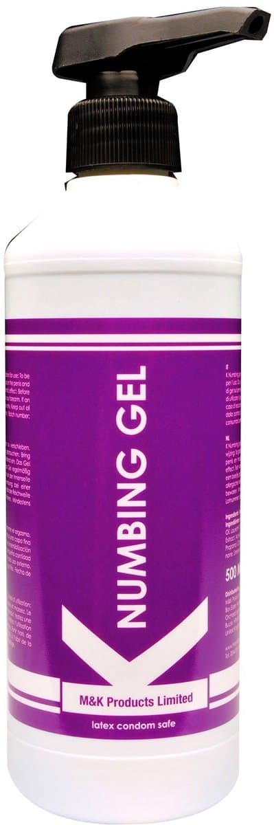 K Numbing Gel - Verdovend Glijmiddel op Waterbasis - 500 ml — afbeelding 1