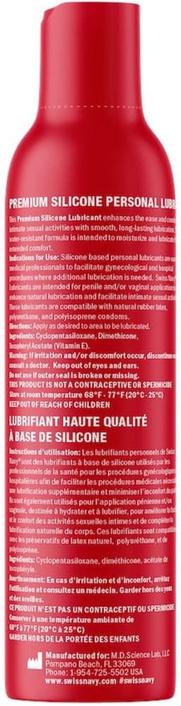 Swiss Navy Silicone Lube 16 oz / 473 ml — thumbnail 6