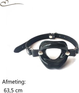 Erodit® Double gag bondage set zwart - 8 delige set- verstelbare riemen - bondage- SM -seks speeltje - BDSM - beginners- koppels - erotisch spel - diepe penetratie- Sex spel - Erotiek- Seks speeltjes koppels - Mannen - Vrouwen — thumbnail 3