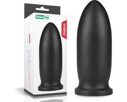 Lovetoy - King Size Buttplug - Anal Bomber - Diameter 8.5 cm - Lengte 23 cm - PVC - Zwart