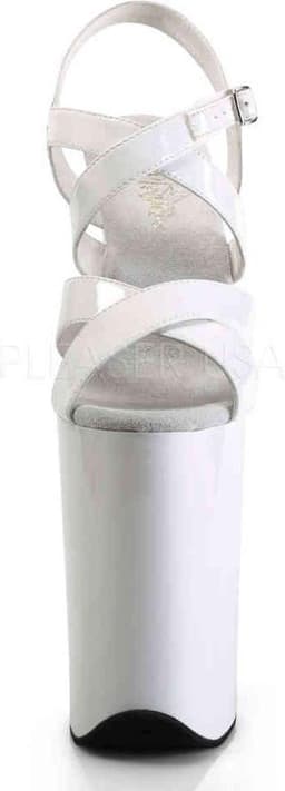 Pleaser - INFINITY-997 Sandaal met enkelband, Paaldans schoenen - Paaldans schoenen - 38 Shoes - Wit — thumbnail 2