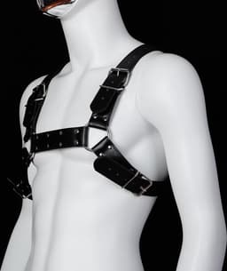 Banoch | Chest harness Rapheal - pu leren harnas voor man — thumbnail 4