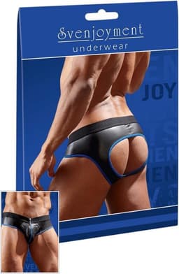Slip Met Open Achterkant - Zwart/Blauw — thumbnail 12