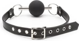 Banoch - Ballgag black Luxe - Siliconen - Zwart - bondage — thumbnail 13