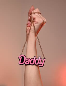 Banoch | Daddy halsband - hanger met goudkleurige ketting — thumbnail 9