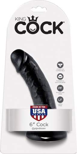 Pipedream King Cock Realistische Dildo met Zuignap  - 15,24 cm - beige — thumbnail 4