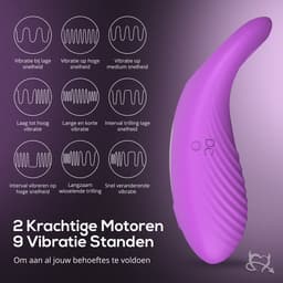 Toys Hub® Cockring Vibrerend met Afstandsbediending & Opbergzakje - Incl. E-BOOK - Met Clitoris Stimulator - 9 Vibraties - Siliconen - Sex Toys voor Koppels - Couples - Penisring - Man — thumbnail 2