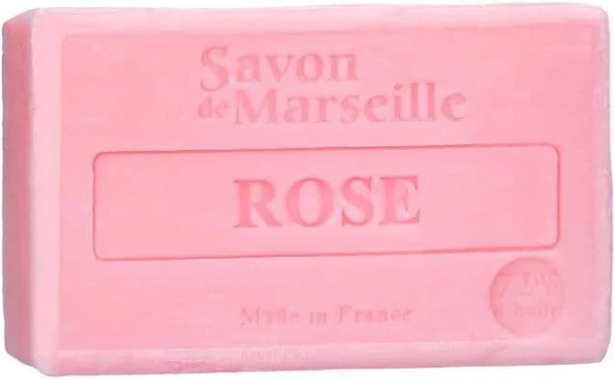 Natuurlijke Marseillezeep Roos - 100 g — afbeelding 1