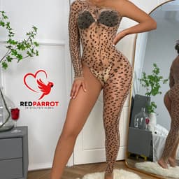 Erotische Luipaard bodysuit - Open sleeve - Porno - Erotisch - One Size — thumbnail 3