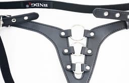 BNDGx® - Bondage onderbroek - met slot Open kruis voor dames - slip Erotische sex lingerie — thumbnail 5