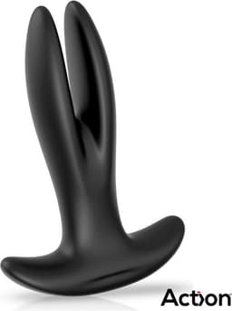 ACTION - Pinsy - Verstelbare Anaal Vibrator - Grote Buttplug - Anaal Dildo Groot - Prostaat Vibrator - Vibrator Voor Mannen en Vrouwen - Zwart — thumbnail 2