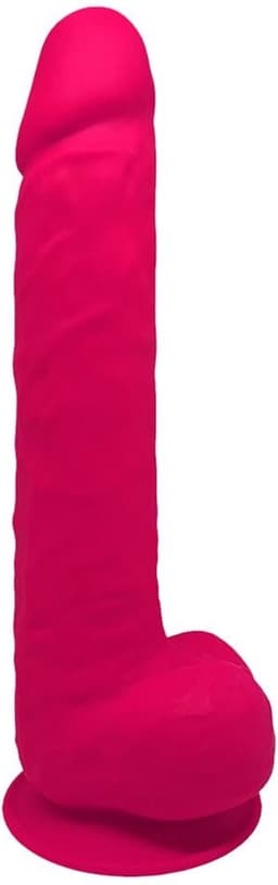 SILEXD - Realistische XXL Dildo - 38 x 7 cm - Roze — thumbnail 3