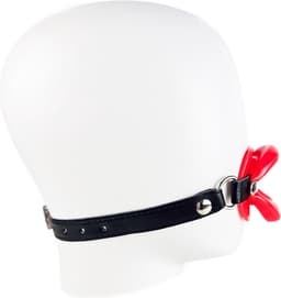 BNDGx® - Gag voor Blow job - Rood - Seks speeltje - mond strap masker bdsm fetish — thumbnail 2