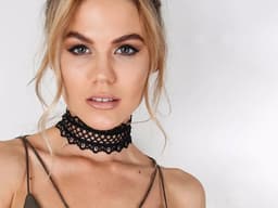 Choker - Zwart - Kant / Lace - Collier - Ketting - 40 cm - one size fits most - verstelbaar - fashionable - sexy - musthave — thumbnail 4