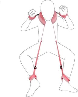 Erodit® positie riem -roze- verstelbare riemen - bondage -Seks speeltje - BDSM - beginners- koppels - erotisch spel - diepe penetratie- Sex spel - Erotiek- Seks speeltjes koppels - Mannen - Vrouwen — thumbnail 6