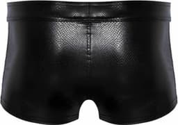 Noir Handmade - Front Zipper Korte broek - 2XL - Zwart — thumbnail 2