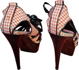 SOISBELLE RODE RUIT HIGH HEEL SIZE 38 — thumbnail 2
