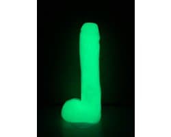 Shots - S-Line Glow in the Dark Penis Zeep met ballen green