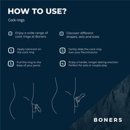 Boners 3-Delige Cockringen Set - Grijs — thumbnail 2