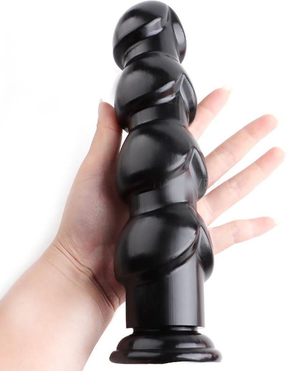 Mega anale kralen dildo - Zuignap - XXL Plug - Anaal en Vaginaal - Breed en Lang - Hoge kwaliteit — afbeelding 1