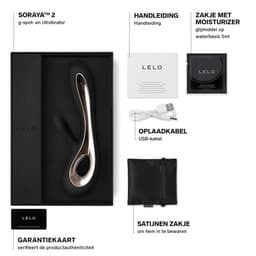 LELO SORAYA 2 – Rabbitstimulator – Waterdicht – Draadloos – Black — thumbnail 2