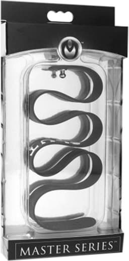 Master Series Siliconen Halsband Met 'Slut' Opdruk — thumbnail 2