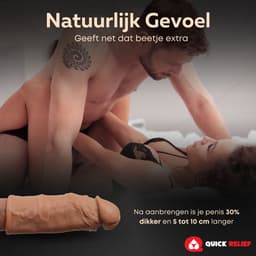 Quick Relief Sleeve Enlarger™ - Penis Sleeve - Penis Enlarger - Cockring - Realistische Penissleeve - Dikkere & Langere Penis — thumbnail 7