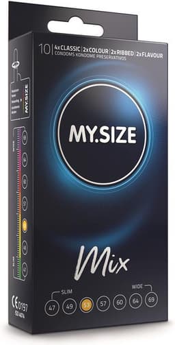 MY.SIZE Mix 53 mm Condooms - 10 stuks — thumbnail 4