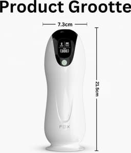 Sex Toys voor Mannen - Masturbator voor Man - Blow Job Stimulator - PocketPussy - Deepthroat - Mastrubator Elektrisch - Incl Koptelefoon met Kreungeluid — thumbnail 10