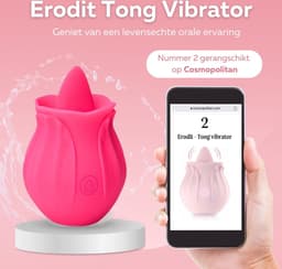 Siliconen tong vibrator- vibrator voor vrouwen - likkende- beffen g spot- clitoris stimulator- 10 vibratie lik standen- met oplaadbare usb kabel- seks speeltje, sex toys- erotiek voor mannen en vrouwen.' — thumbnail 5