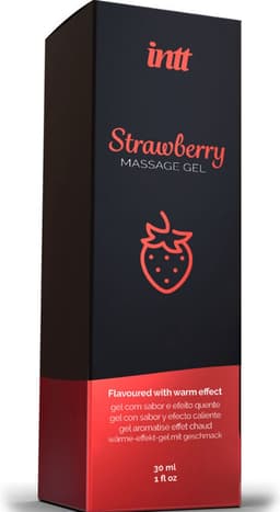 Strawberry Massage Gel - 30 ml — thumbnail 4
