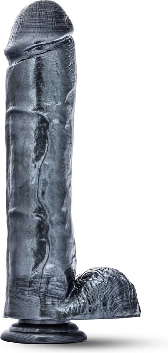 Lusty Dildo - Zwarte Grote Dildo - Zwarte Dikke Dildo - Dildo 29 cm — afbeelding 1