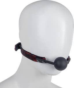 Banoch | courtesan ballgag red | siliconen Bal ∅ 4 cm — thumbnail 11