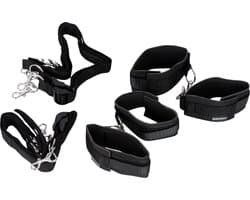 Pipedream Fetish Fantasy Bondage - Boeien Cuff & Tether Set zwart
