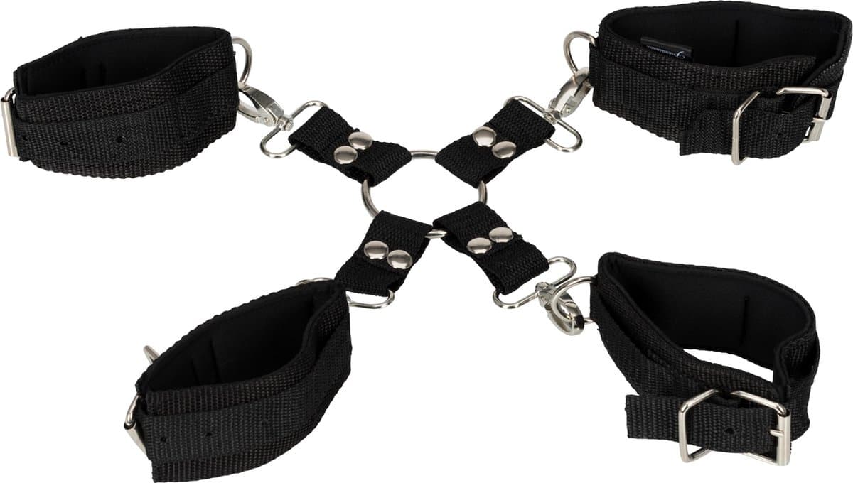 Electradeel - Heavy-Duty Hogtie Kit - Handboeien - Zwart — afbeelding 1