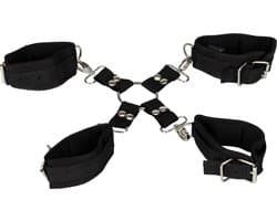 Electradeel - Heavy-Duty Hogtie Kit - Handboeien - Zwart