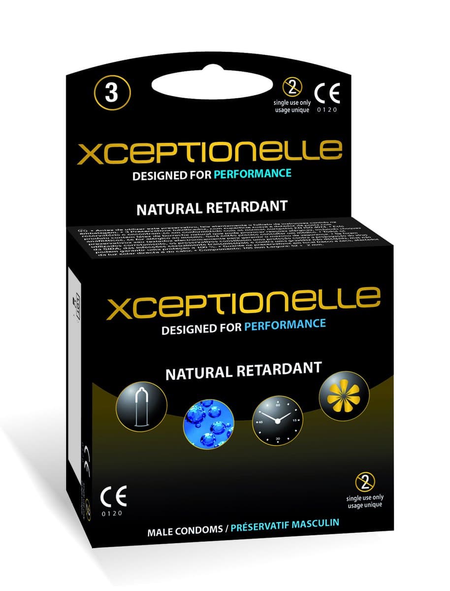 Xceptionelle 3 condooms voor het natuurlijk uitstellen van een orgasme — afbeelding 1