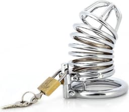 Chastity Cage - kuisheidskooi - voor mannen - stainless steel - Prolink Novelties® nr. 4 — thumbnail 2
