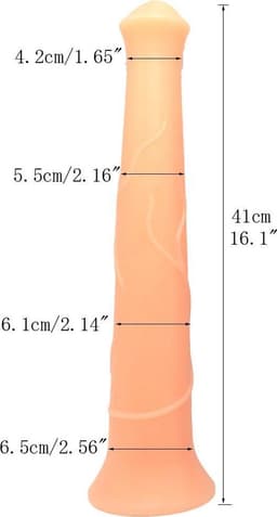 FAAK® - Fantasy dildo - Unicorn Cock design - 40 cm — thumbnail 4