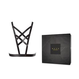 Bijoux Indiscrets Maze Net Cleavage Harnas - Zwart — thumbnail 6