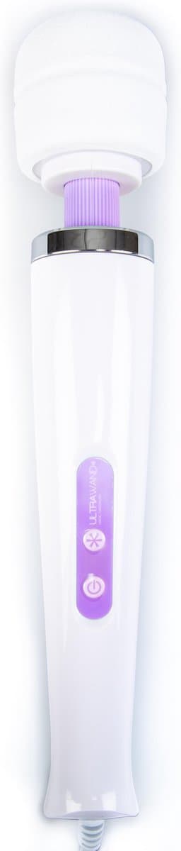 Ultra Wand Wand Vibrator - 32 cm - Wit/Paars — thumbnail 1