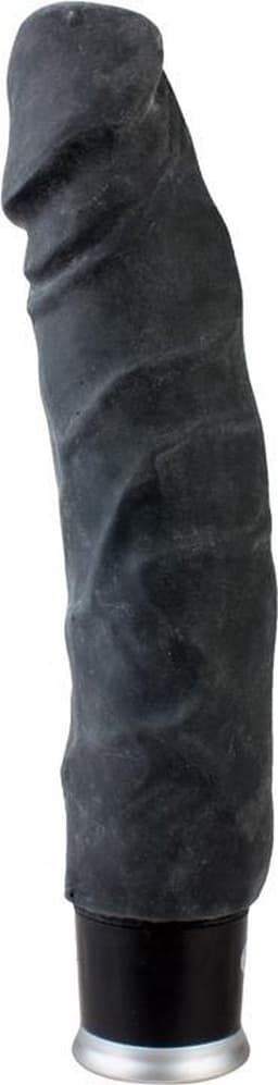 Nature Skin – ‘Big Vibe’ Vibrator met Dikke Aders en Uitgesproken Eikel Zijdezacht Gevoel – 23 cm – Zwart — thumbnail 9