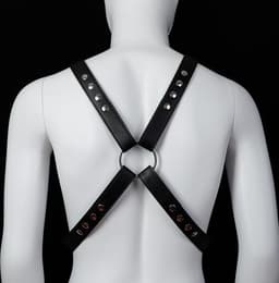Banoch | Chest harness Raaf - pu leren harnas voor man — thumbnail 3